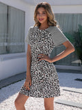 Ivy Lane Leopard Print Short-Sleeve Mini Dress - product view 12