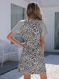 Ivy Lane Leopard Print Short-Sleeve Mini Dress - product view 13