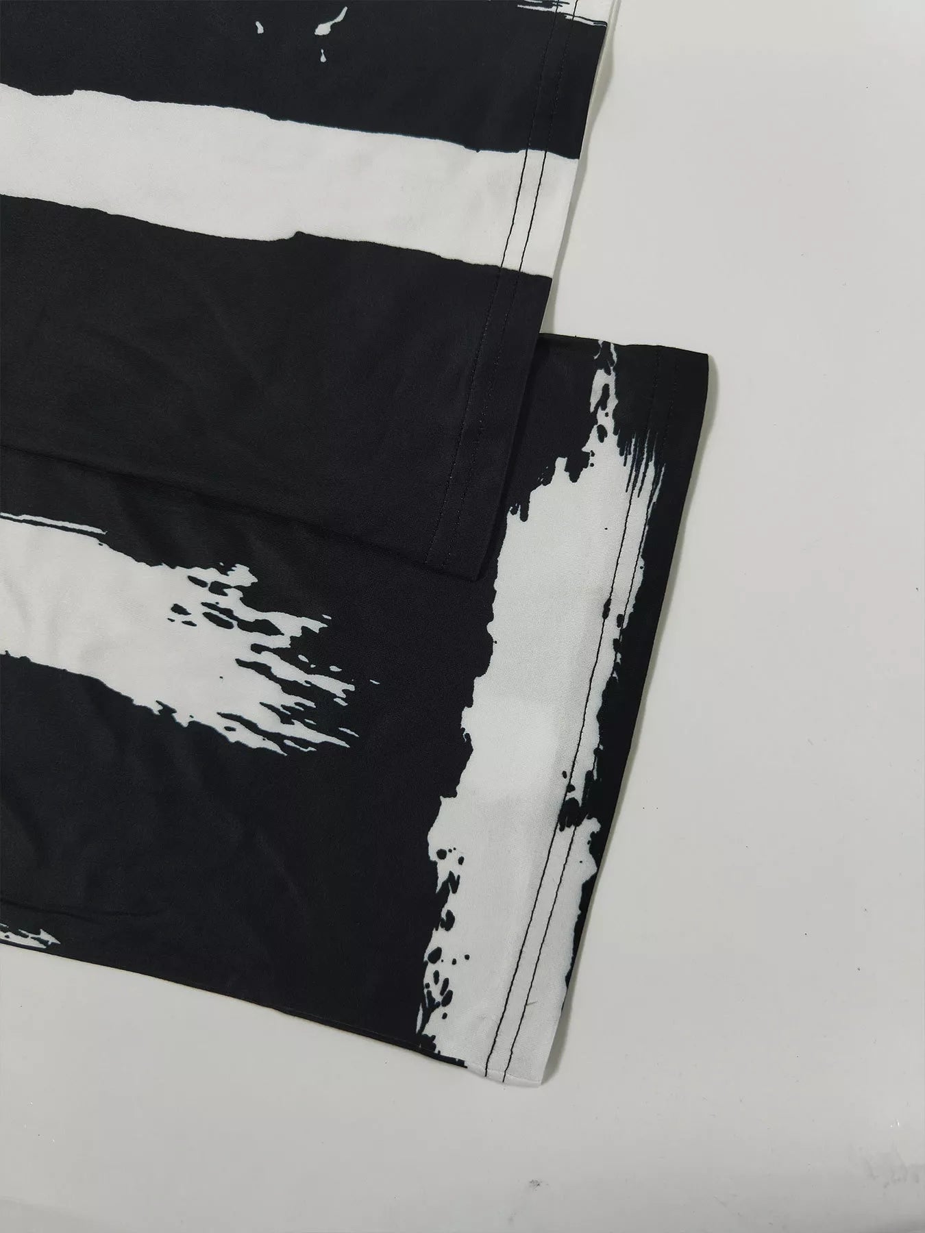 Abstract Print Sleeveless Top & Wide Leg Pants Set