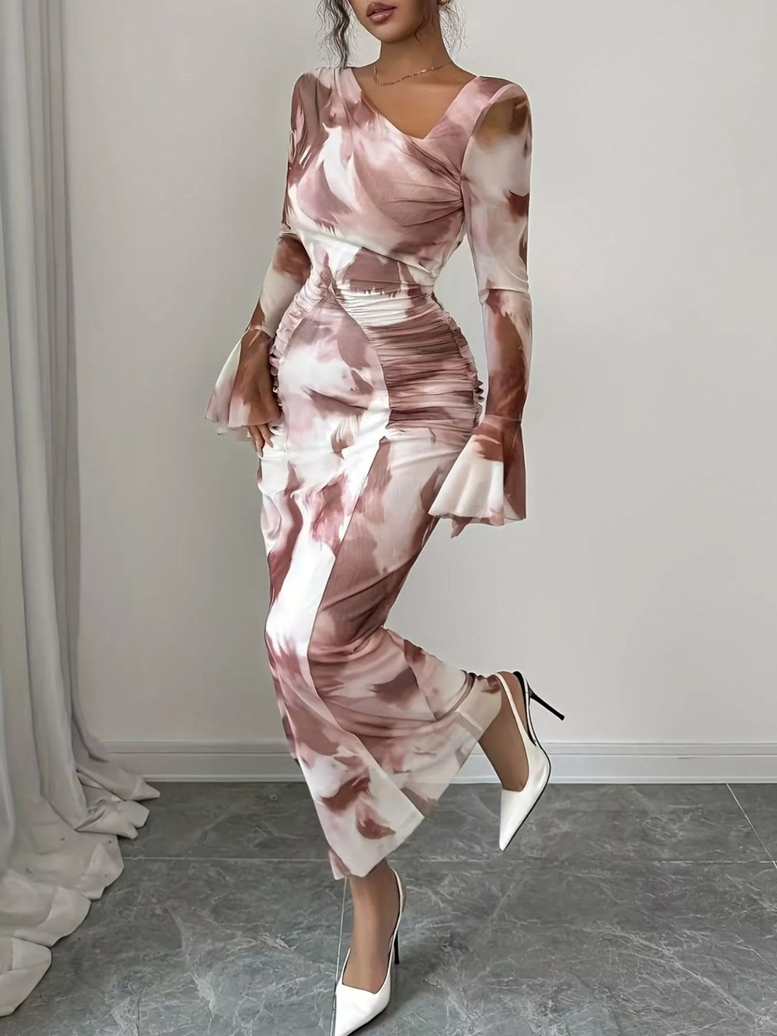 Asymmetrical Maxi Dress