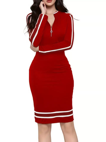 Bodycon Dress Red / S