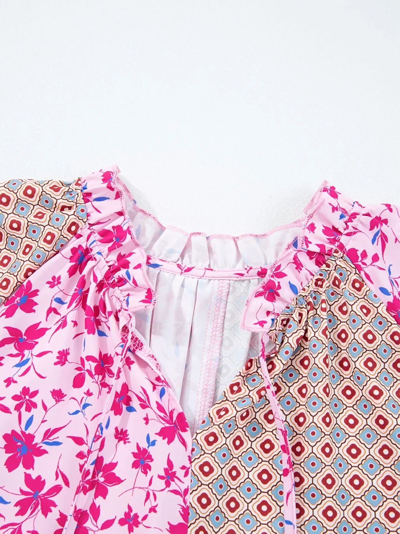 boho floral blouse