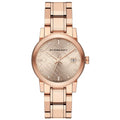Burberry BU9126 Diamond Check Rose Gold Watch