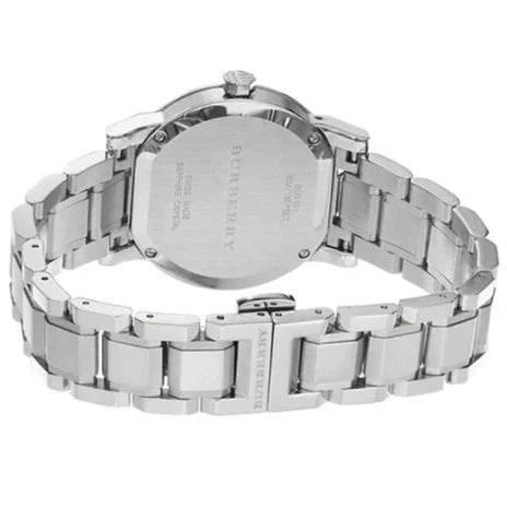 Burberry The City Black Dial Stainless Steel Women's Watch BU9201