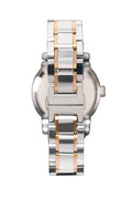 Burberry Ladies Watch Check Stamped Two Tone Bu9105