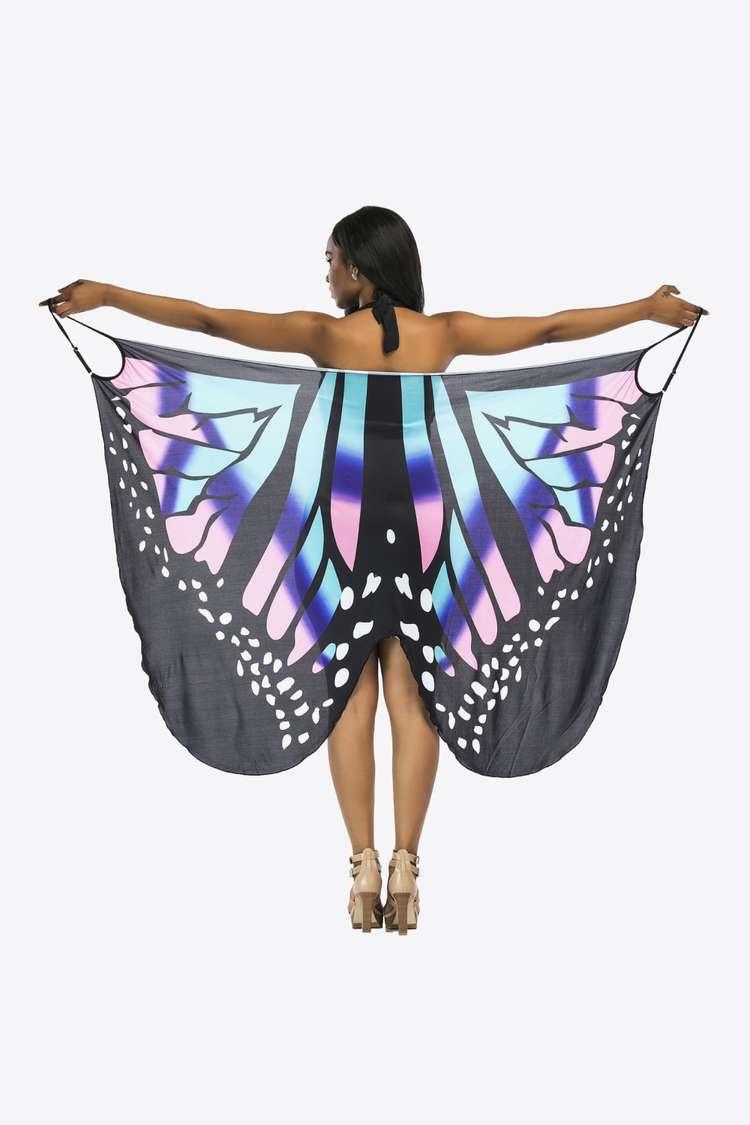 Women’s Spaghetti Strap Cover Ups Blue / One Size