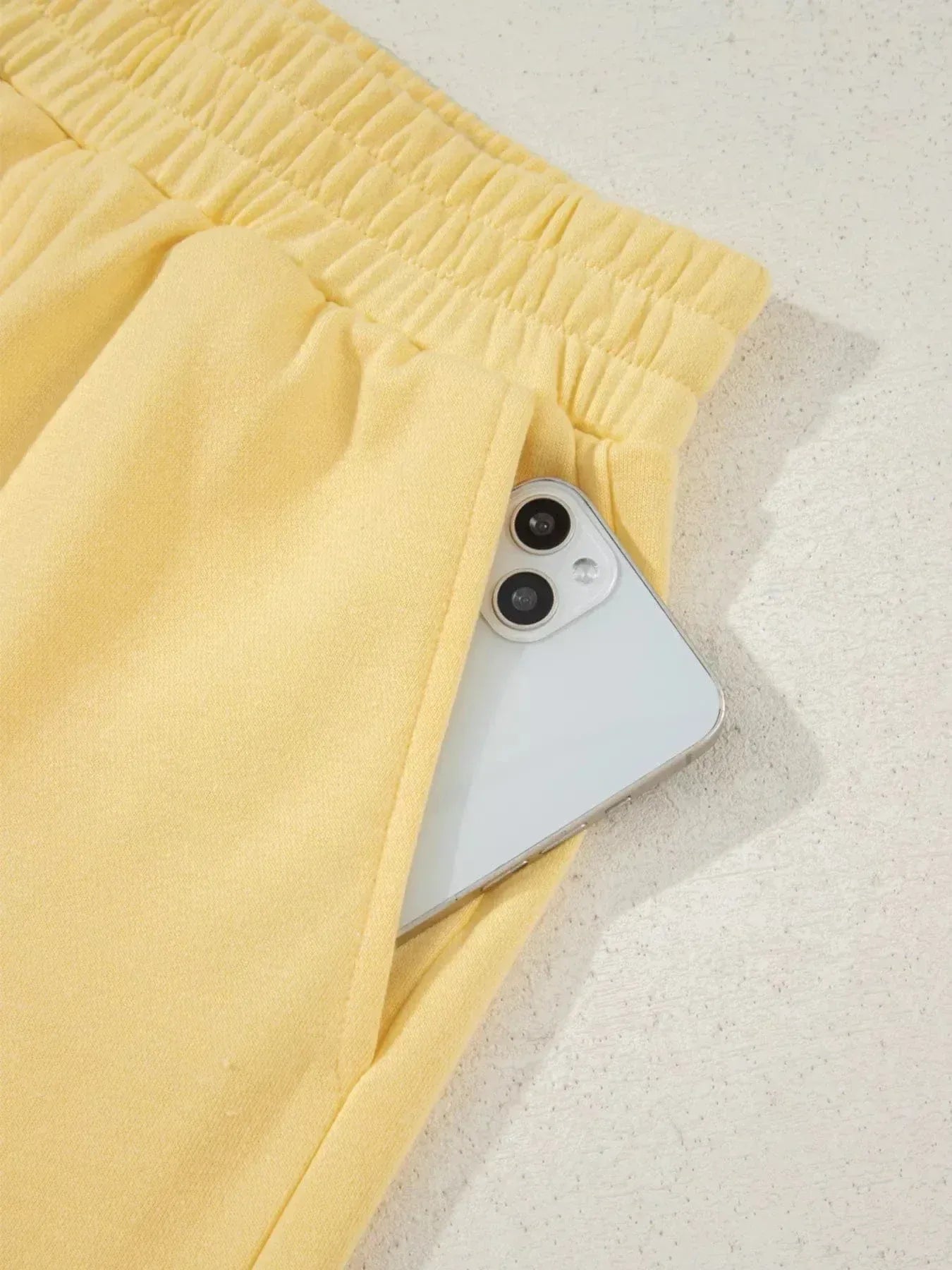 Button Collar Top and Shorts Set