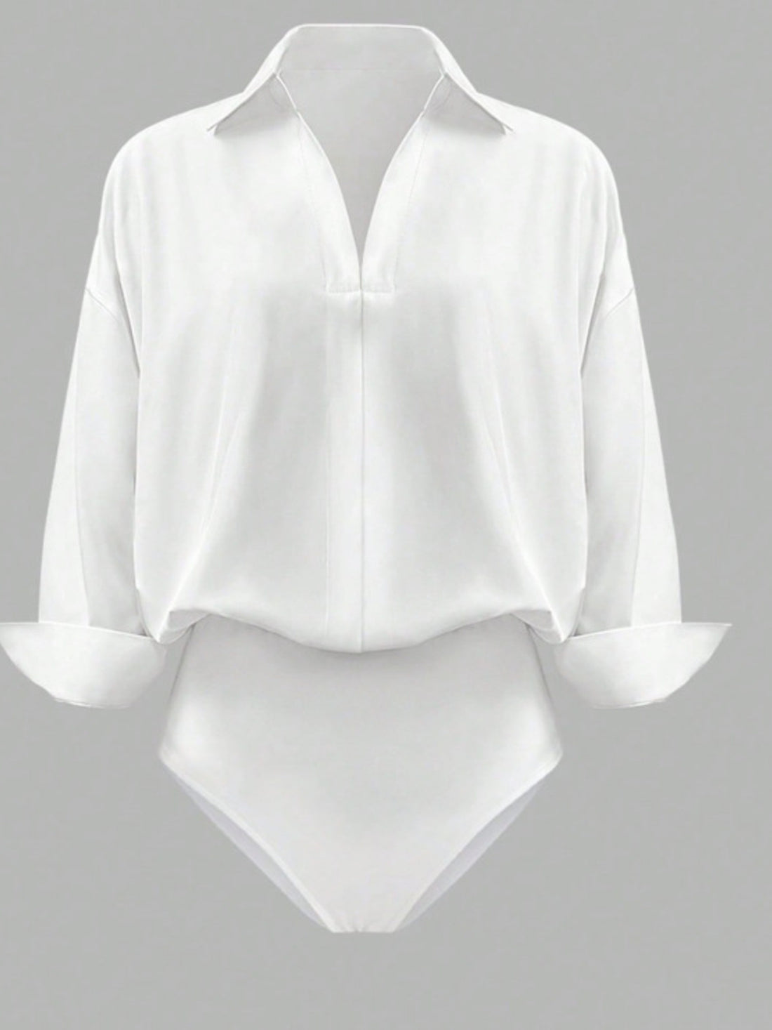 Button-Down Long Sleeve Bodysuit