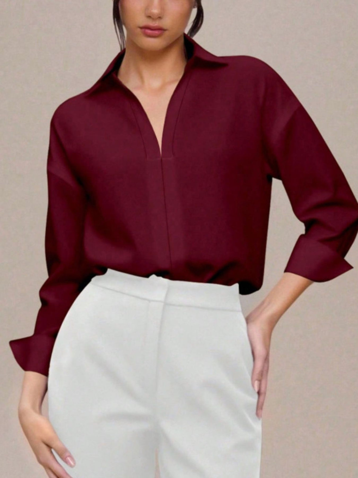 Button-Down Long Sleeve Bodysuit