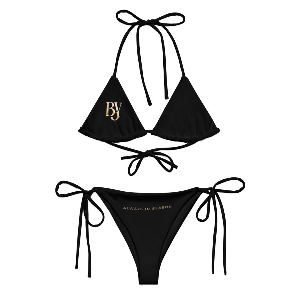 BY After Dark — Signature Black String Bikini Set
