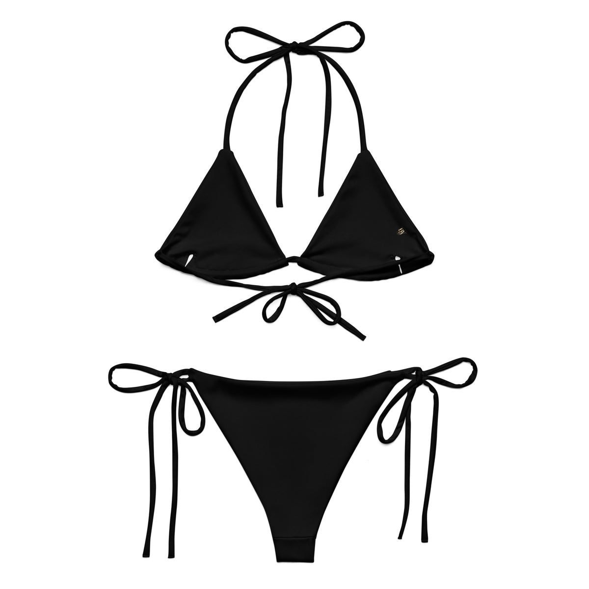 BY After Dark Est. 2025 Edition —  Black String Bikini Set