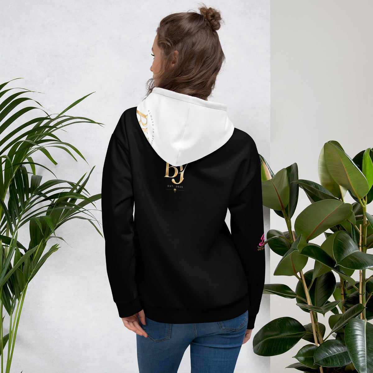 BY Beach Club — Women’s Black Fleece Hoodie