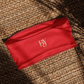 BY Beach Club — Signature Red Bandeau Bikini Top