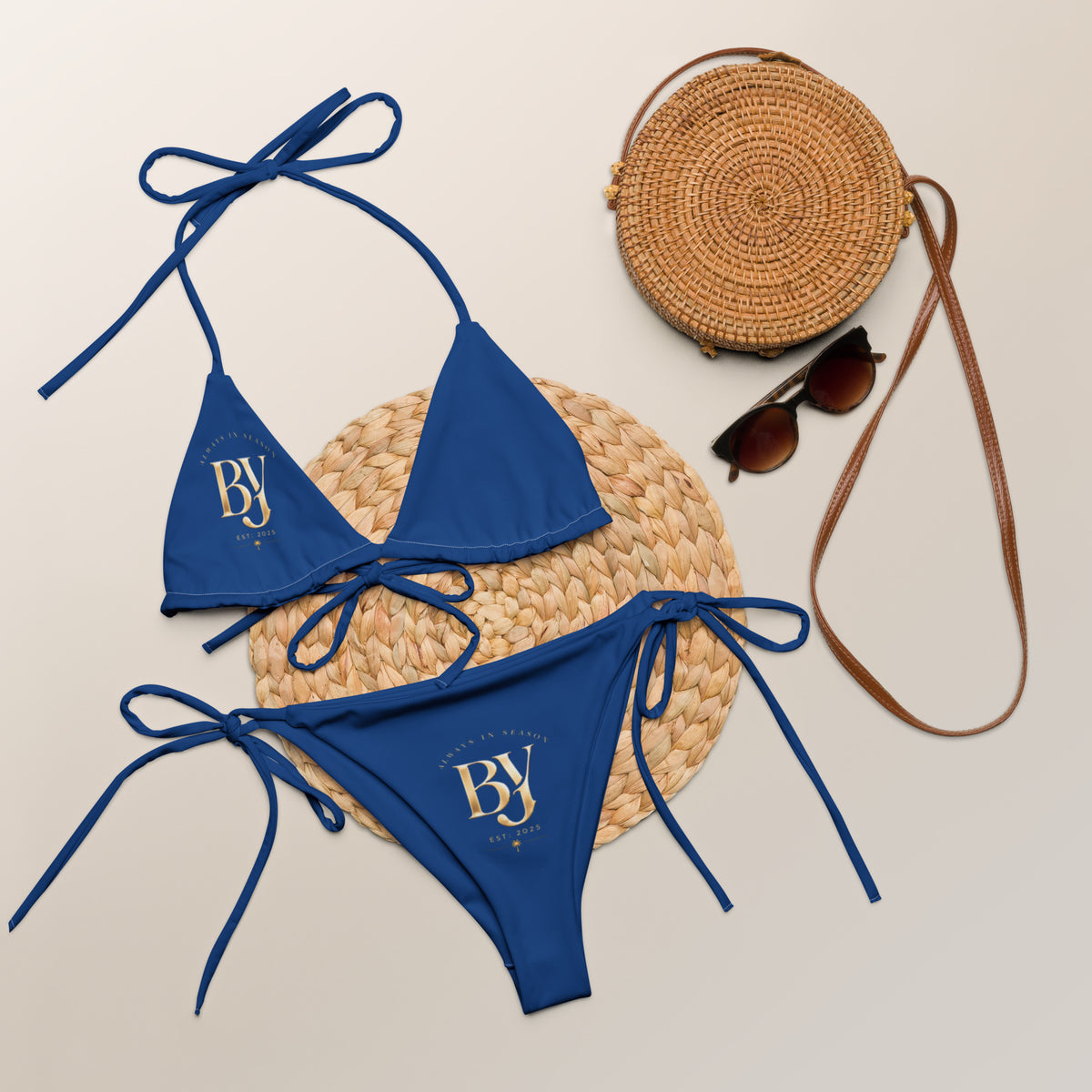 BY Ocean Blue — Est. 2025 Edition — String Bikini Set