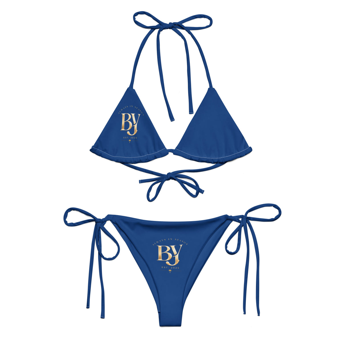 BY Ocean Blue — Est. 2025 Edition — String Bikini Set