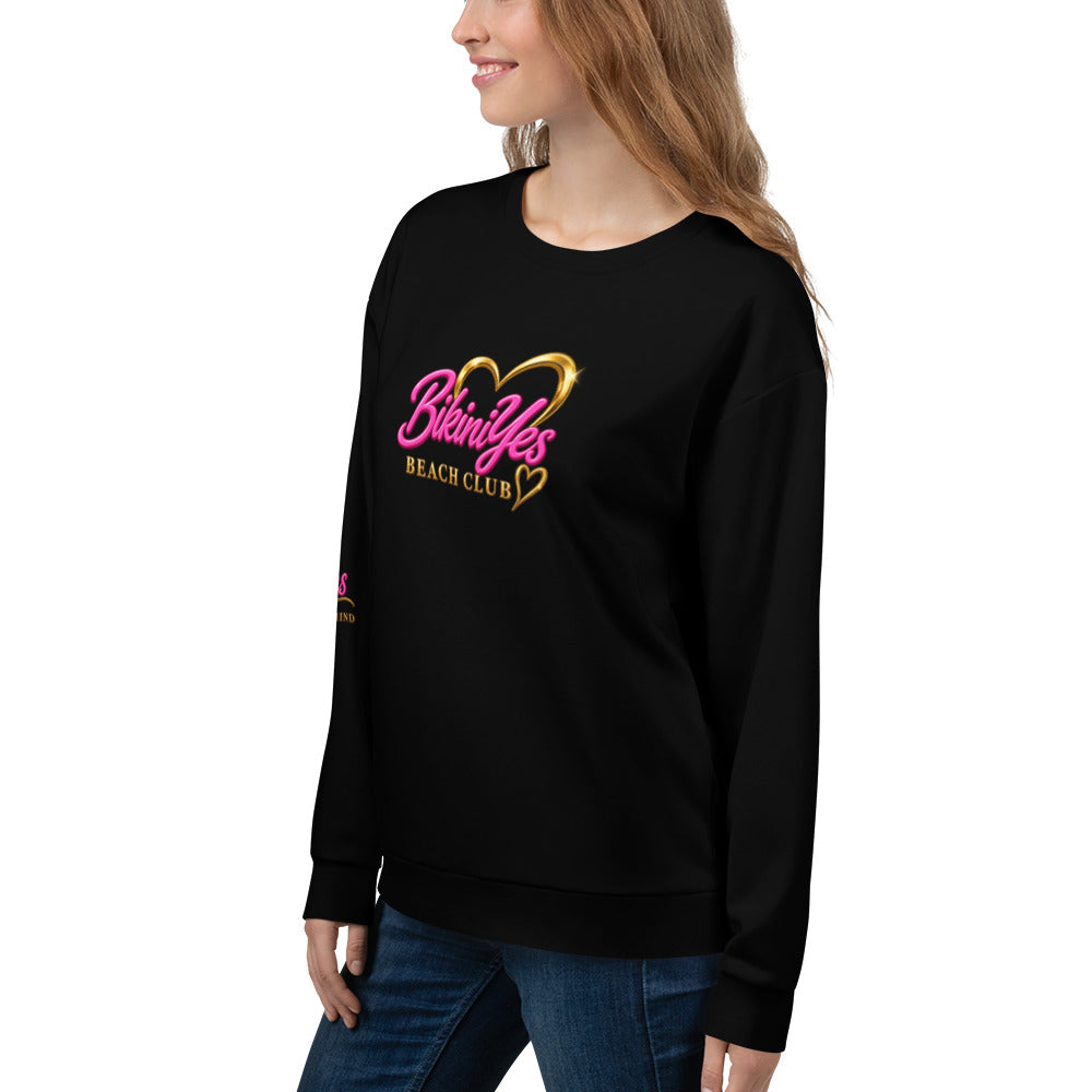 BY Off-Duty — Women’s Black Beach Club Sweatshirt