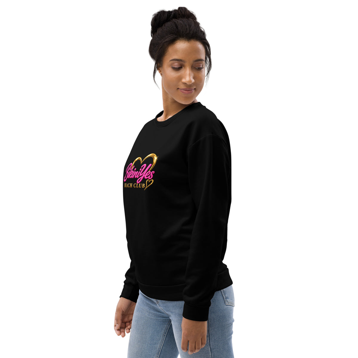 BY Off-Duty — Women’s Black Beach Club Sweatshirt