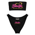BY Pink Obsession — Signature Black Bandeau Bikini Set