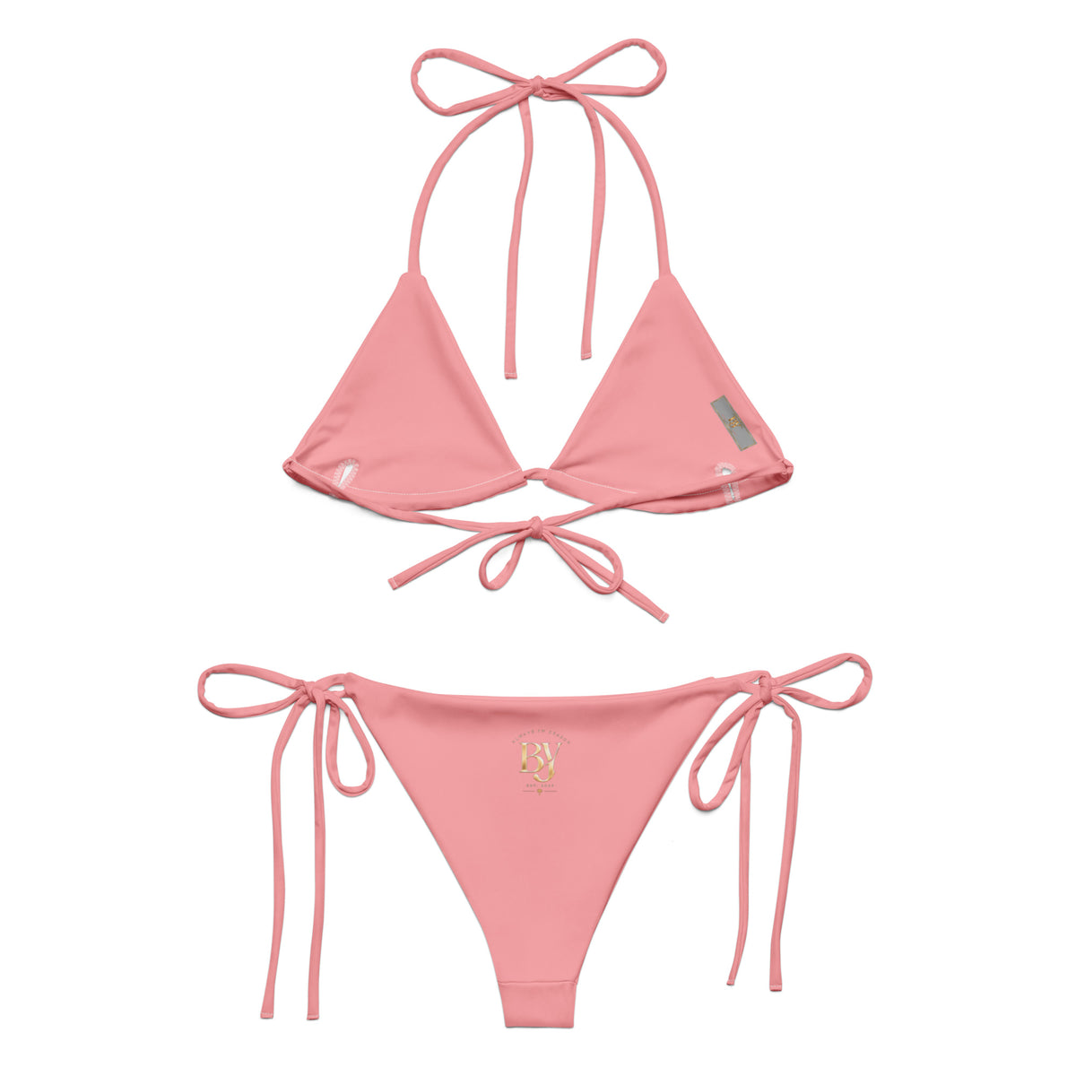 BY Pink Paradise — Signature Pink String Bikini Set