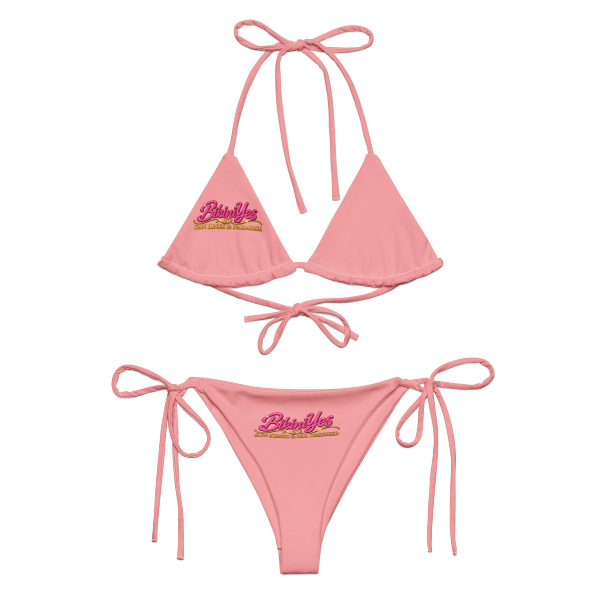 BY Pink Paradise — Signature Pink String Bikini Set