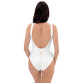 BY Signature — White Scoop-Neck One-Piece Swimsuit