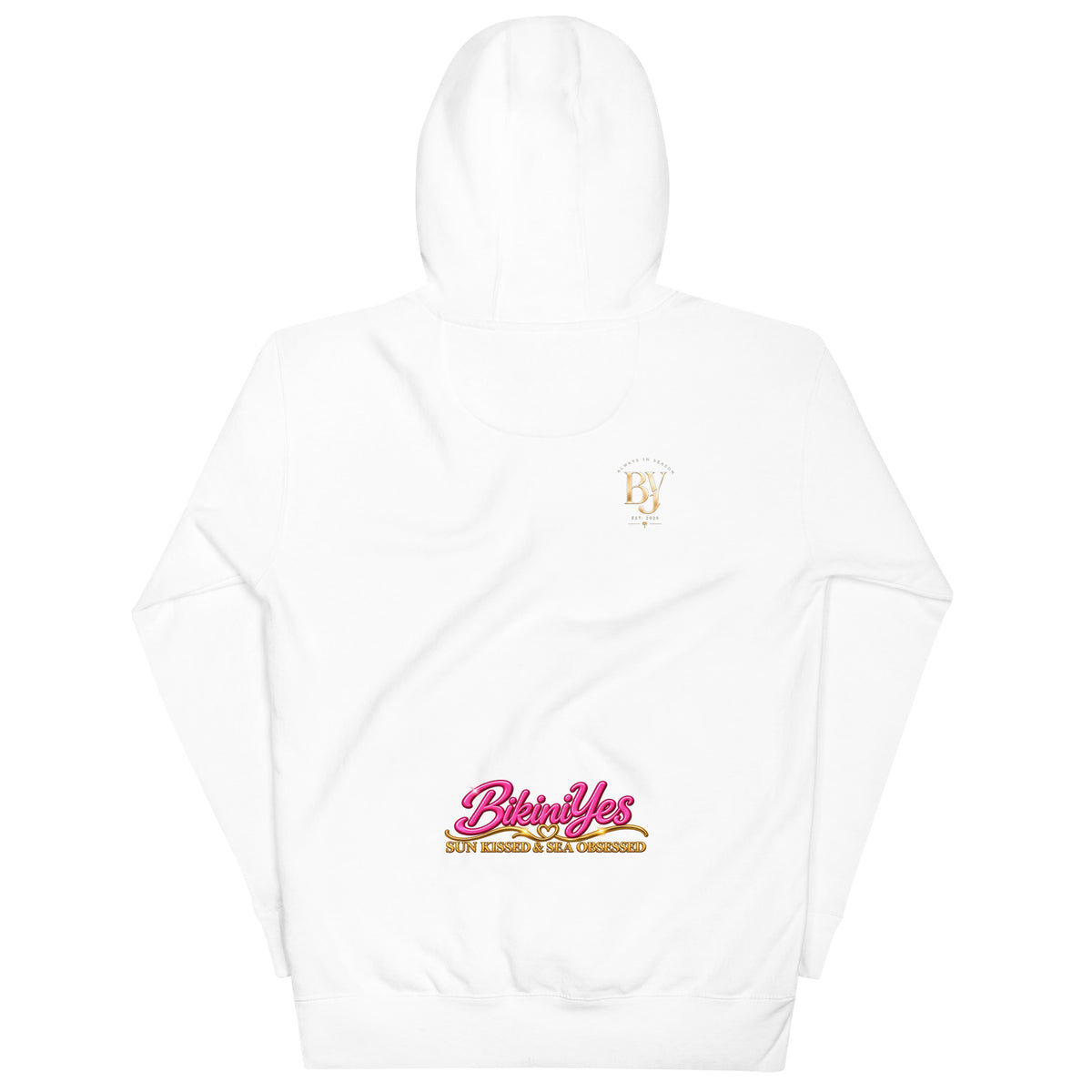 BY Tan Lines & Paradise — Women’s White Hoodie