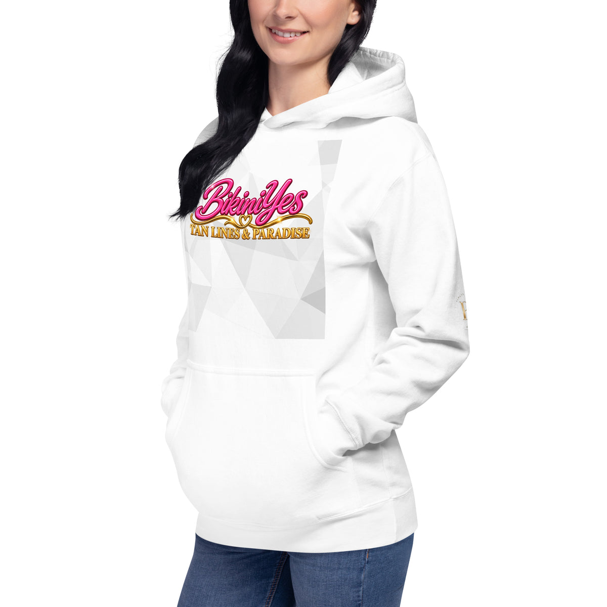 BY Tan Lines & Paradise — Women’s White Hoodie