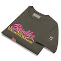 BY Tan Lines & Paradise — Women’s Oversized Cotton T-Shirt Washed Charcoal / S
