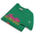 BY Tan Lines & Paradise — Women’s Oversized Cotton T-Shirt Washed Kelly / S