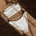 BY Tropical Escape — Signature White Bandeau Bikini Set