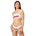 BY Tropical Escape — Signature White Bandeau Bikini Set