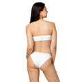 BY Tropical Escape — Signature White Bandeau Bikini Set
