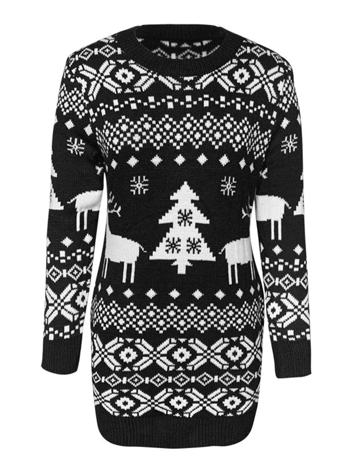Christmas Mini Sweater Dress