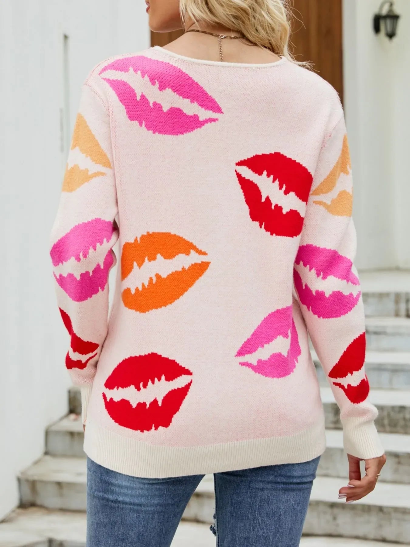 Colorful Lips Sweater