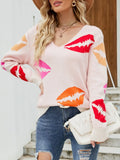 Colorful Lips Sweater