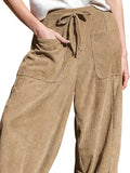 Corduroy Wide Leg Pants for Women