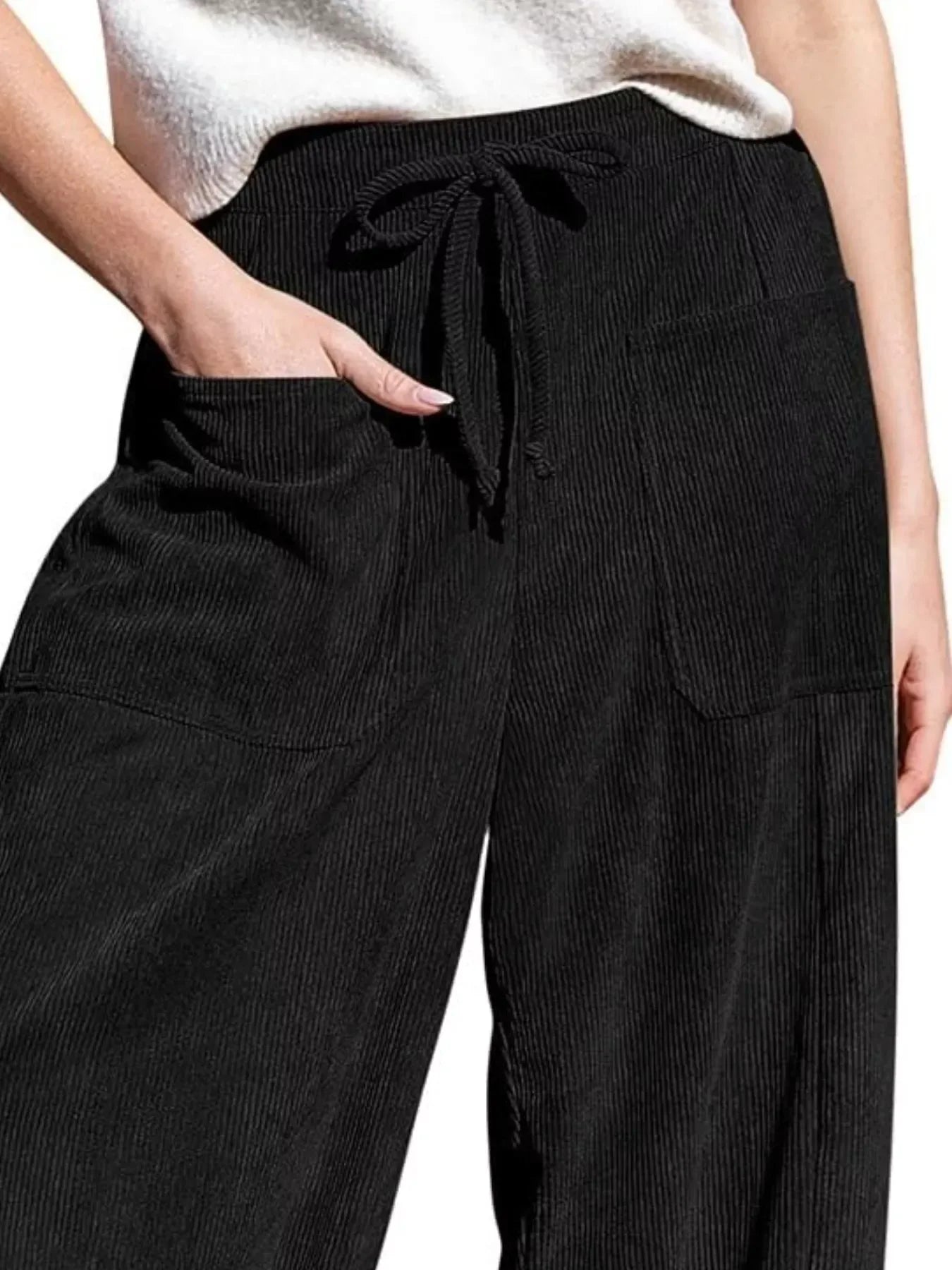 Corduroy Wide Leg Pants for Women