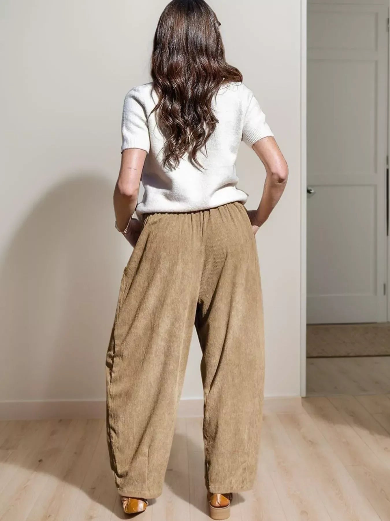 Corduroy Wide Leg Pants for Women