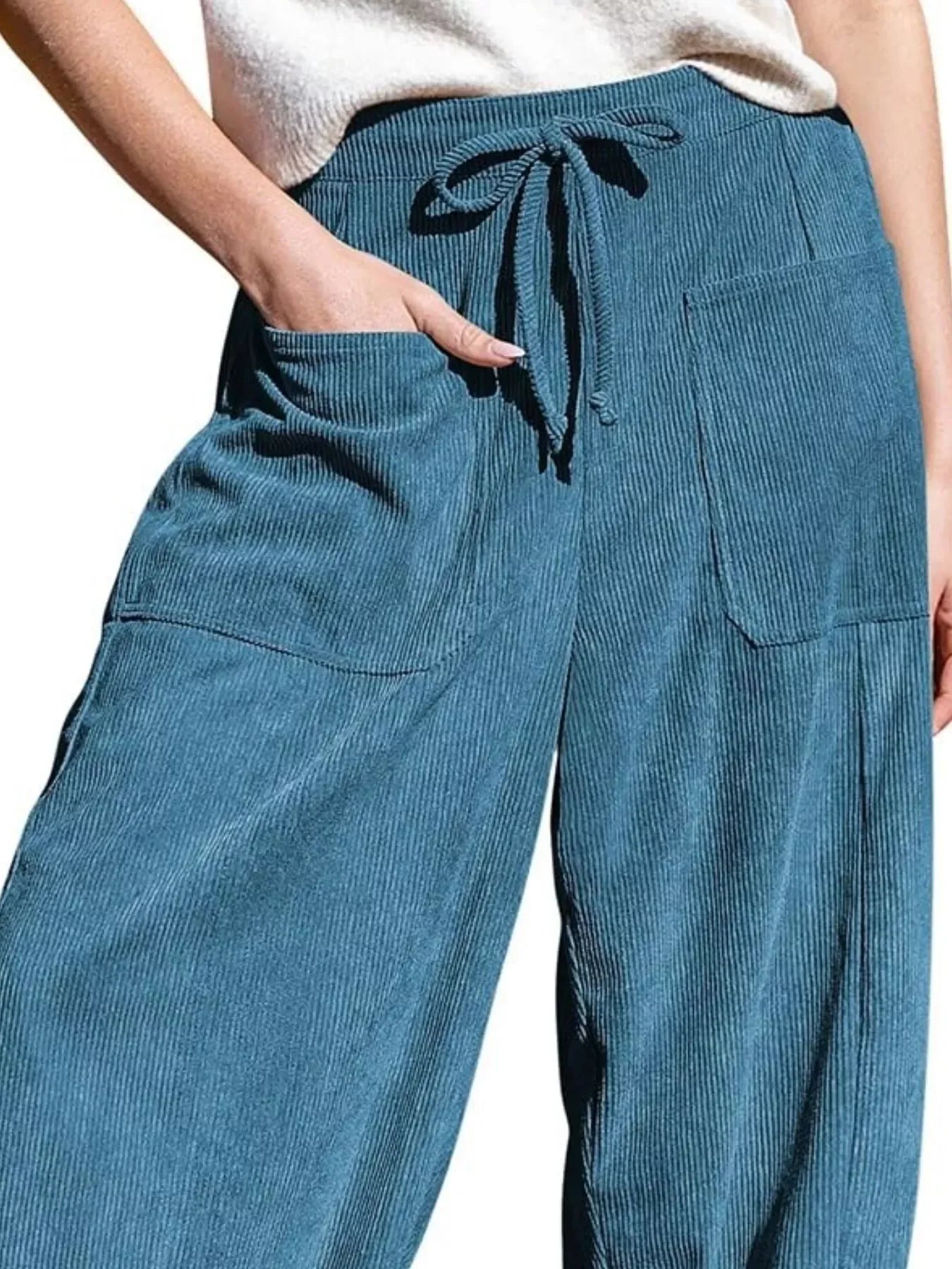 Corduroy Wide Leg Pants for Women
