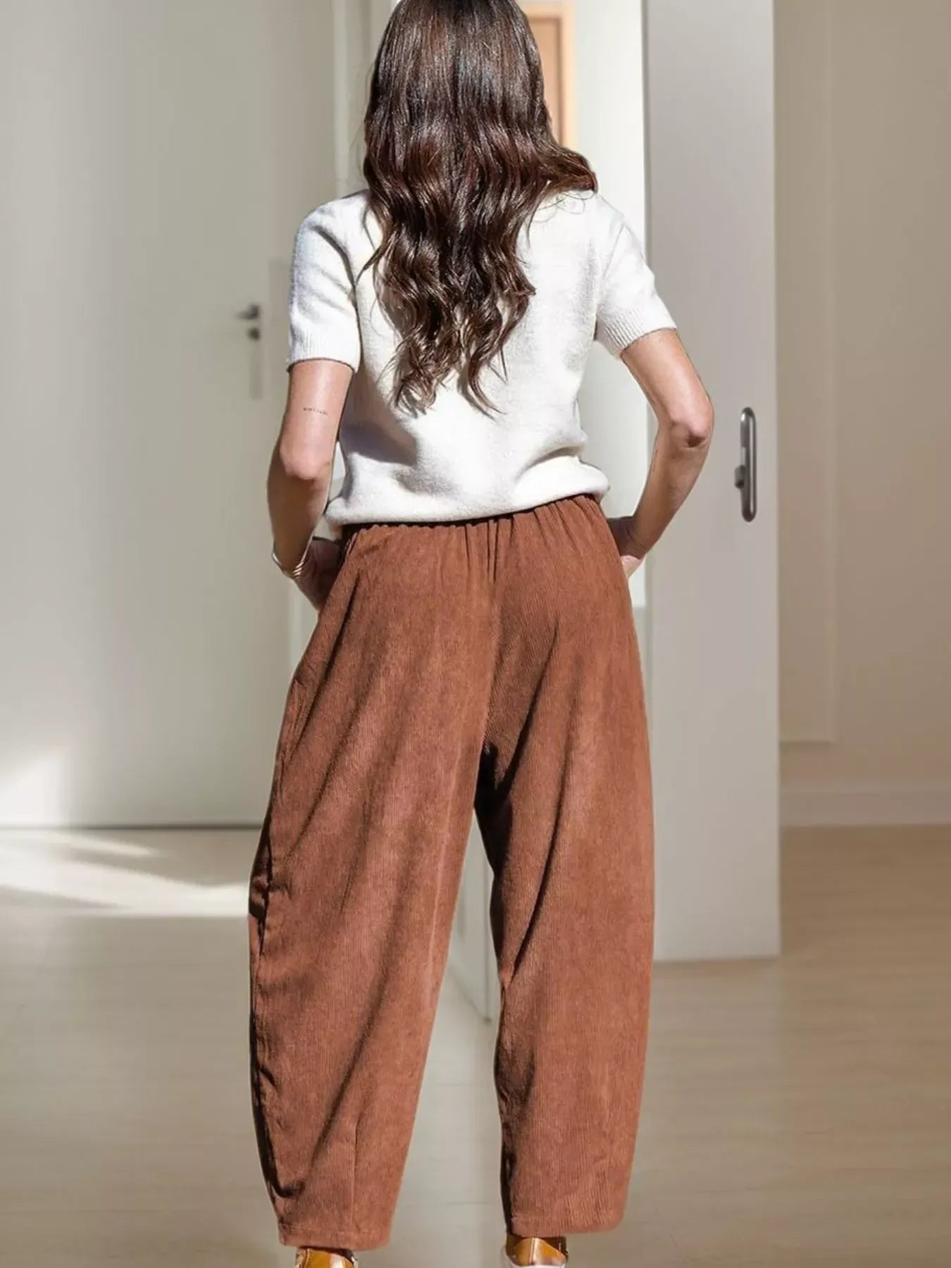 Corduroy Wide Leg Pants for Women