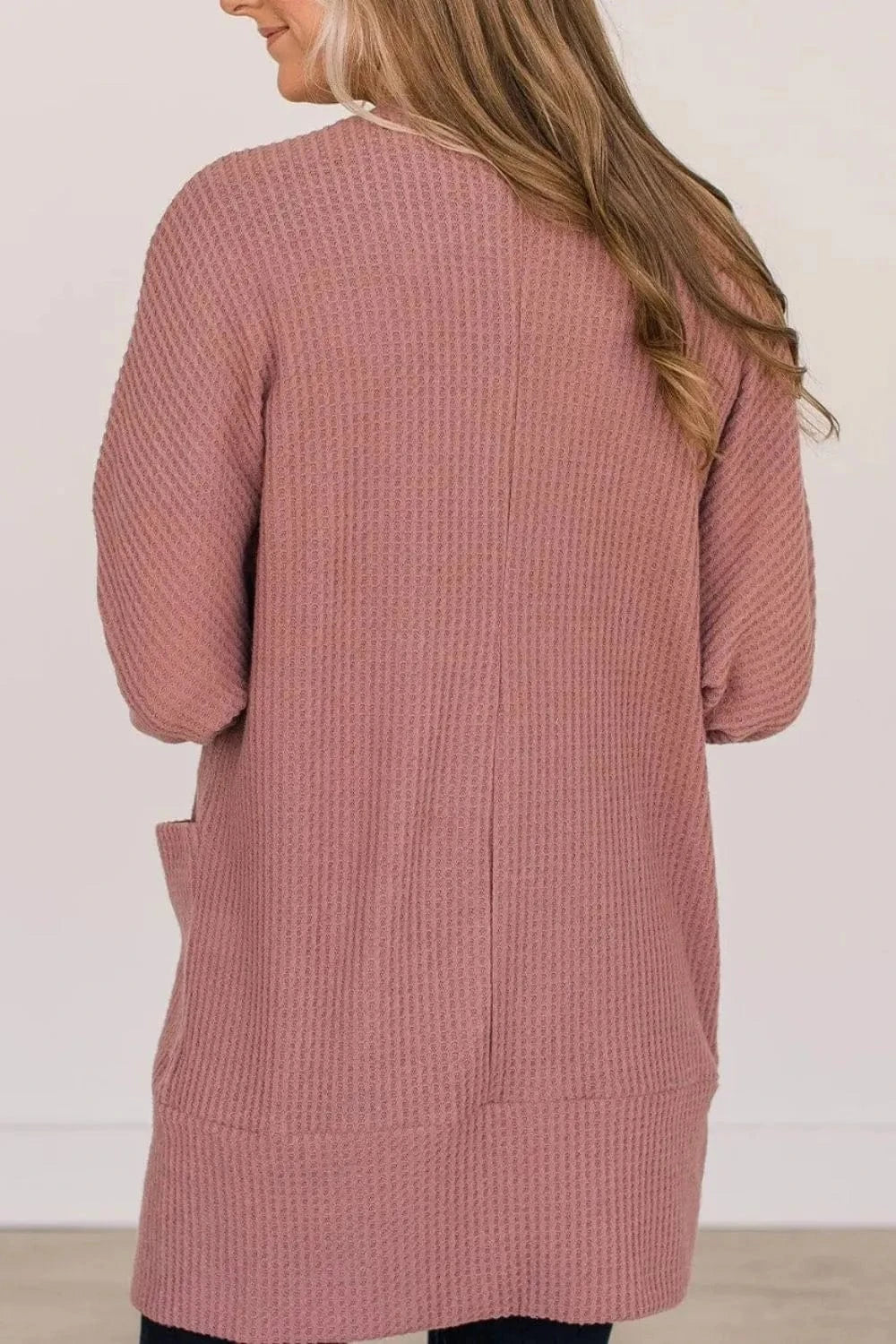 Open Front Long Sleeve Cover Up coverups