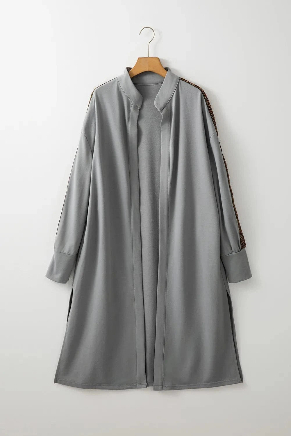 Open Front Long Sleeve Cover Up coverups