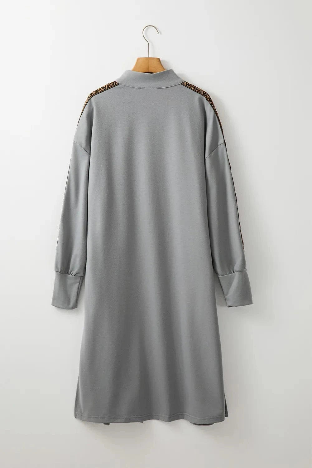 Open Front Long Sleeve Cover Up coverups
