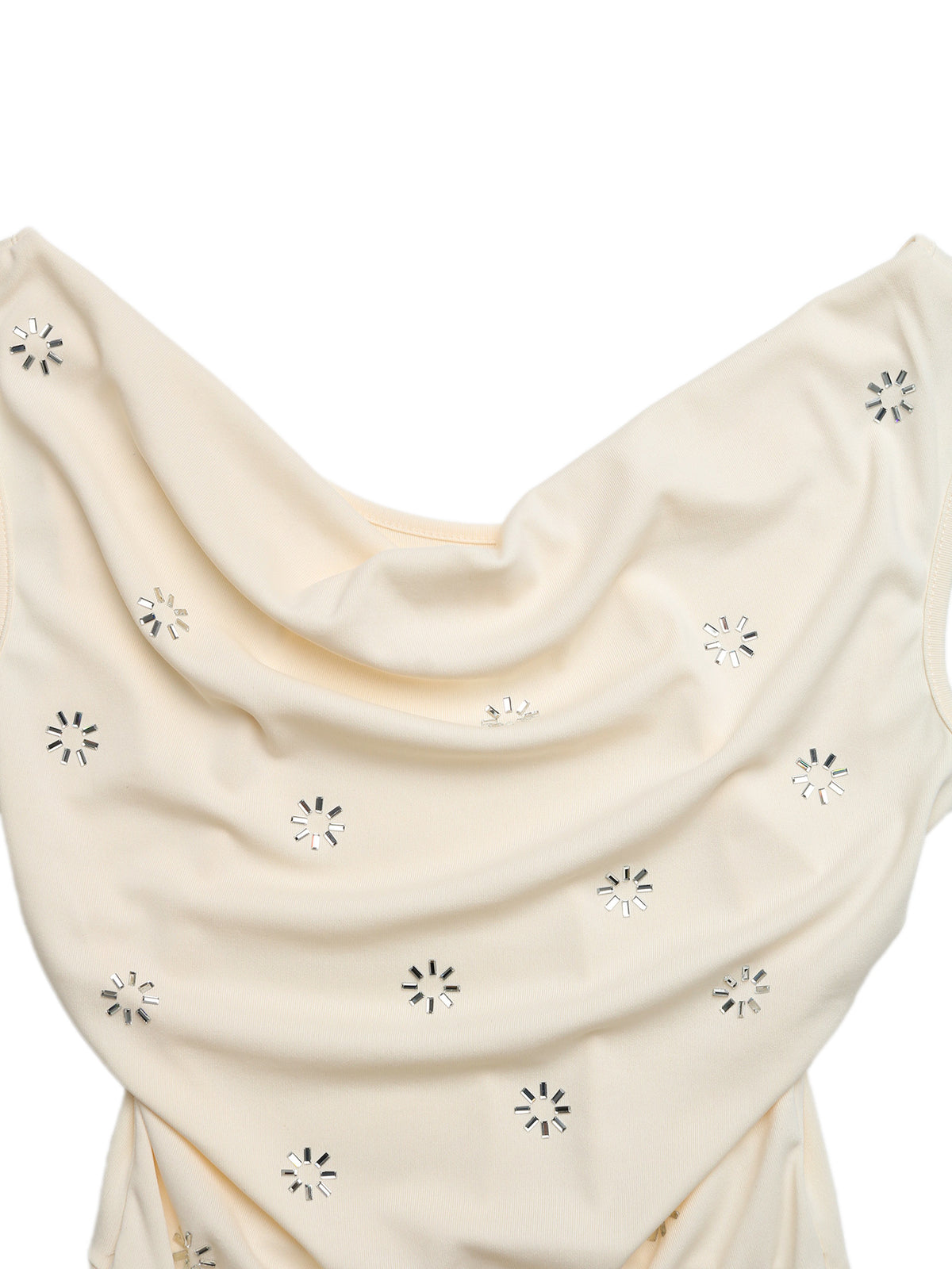Cowl Neck Sleeveless Bodysuit
