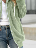 Cozy Fleece Plus Size Zip-Up Jacket