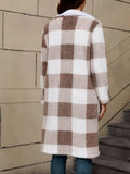Cozy Plaid Fleece Coat