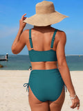 Crisscross High-Waisted Swim Set
