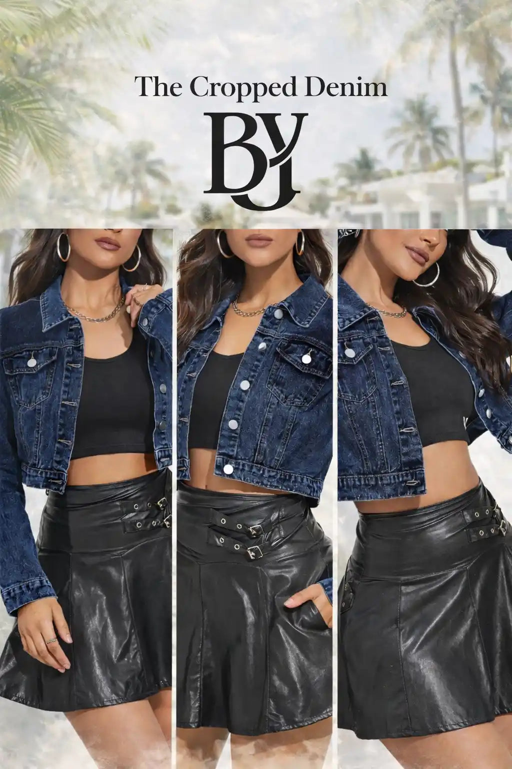 Cropped Denim Jacket