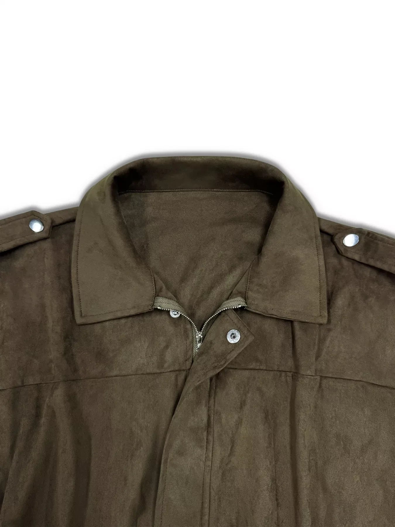 Cropped Suede Jacket