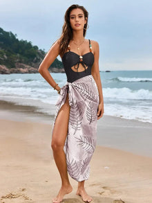 Maillot de bain une pièce Sweetheart avec paréo